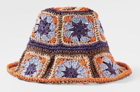 knitted/jacquard bucket hat
